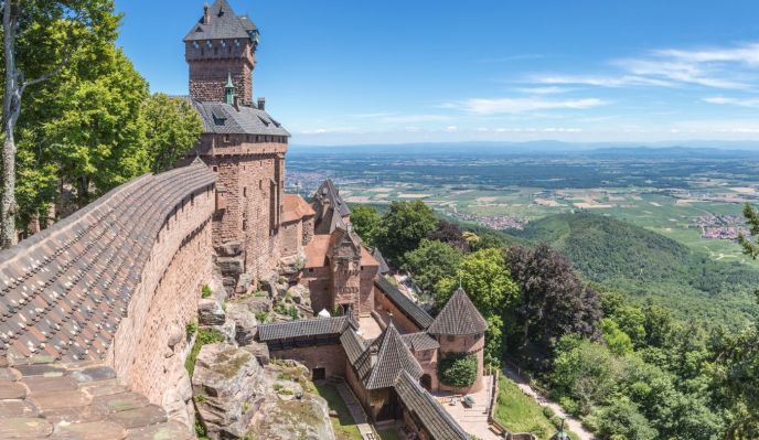 Traversée de l'Alsace médiévale