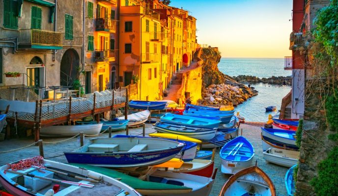 Nouvel An - Les Cinque Terre depuis La Spezia