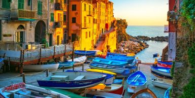 Nouvel An - Les Cinque Terre depuis La Spezia